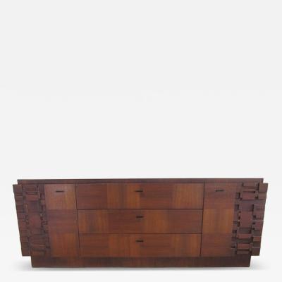  Lane Furniture American Modern Mahogany Dresser Lane