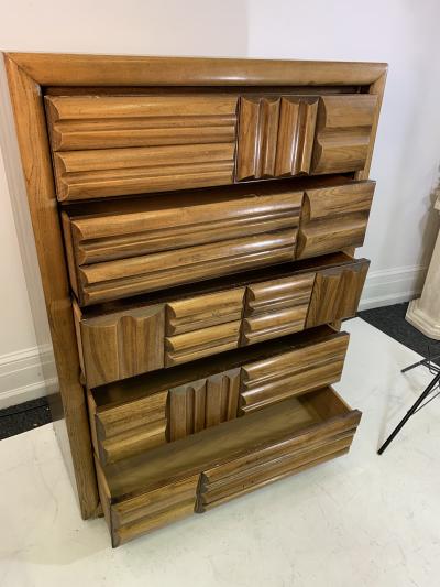  Lane Furniture LANE BRUTALIST CHEST OF DRAWERS