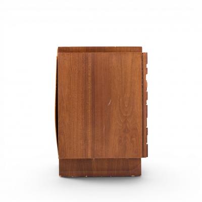  Lane Furniture Lane Brutalist Mid Century Walnut Lowboy Dresser