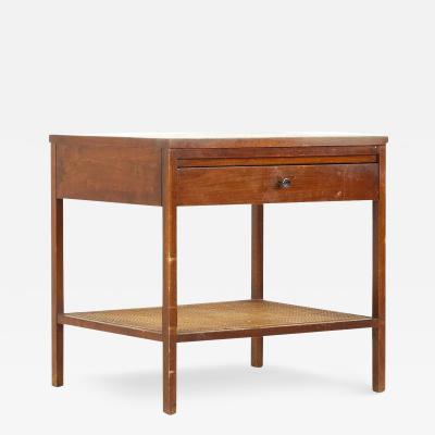  Lane Furniture Lane Delineator Mid Century Rosewood and Walnut Nightstand