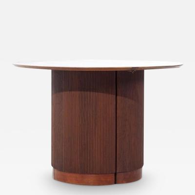  Lane Furniture Lane First Edition Mid Century Walnut Expanding Table with 1 Leaf