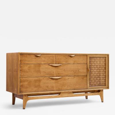 Lane Furniture Lane Perception Mid Century Walnut Offset Credenza
