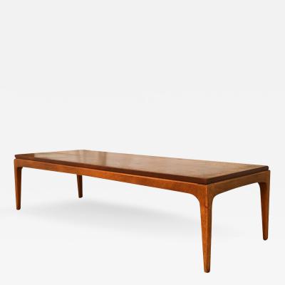  Lane Furniture Mid Century Modern Lane Walnut Coffee Table