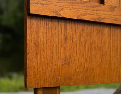 Lane Furniture Monumental Lane Furniture King Size 62 Staccato Cubist Headboard in Oak