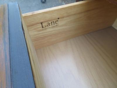  Lane Furniture Paul Evans Inspired Brutalist Mosaic Credenza from Lane Mid Century Modern