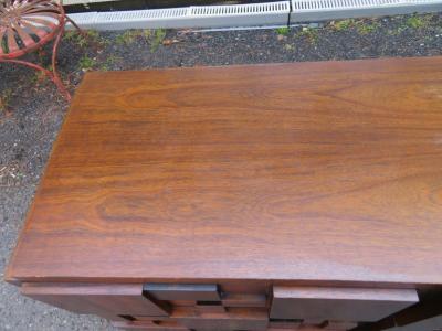  Lane Furniture Paul Evans Inspired Brutalist Mosaic Credenza from Lane Mid Century Modern