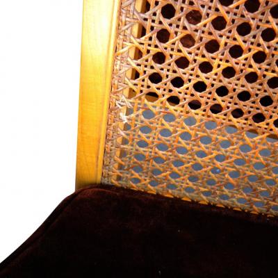  Lane Furniture Set of 10 Lane High Back Cane Dining Chairs