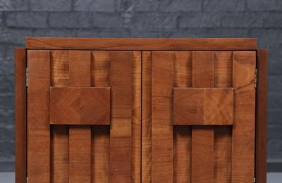  Lane Furniture Single Mid Century Brutalist Modern Staccato Night Stand by Lane