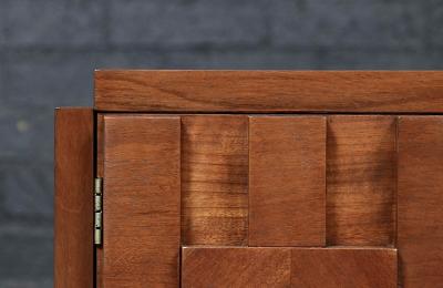  Lane Furniture Single Mid Century Brutalist Modern Staccato Night Stand by Lane