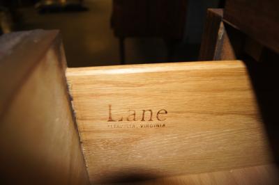  Lane Furniture Walnut Lowboy Mosaic Series Nine Drawer Dresser by Lane