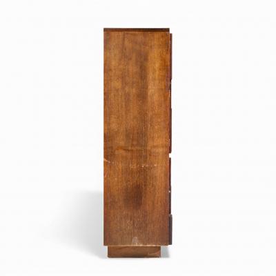  Lane Staccato Lane Staccato Brutalist Mid Century Walnut Armoire Dresser