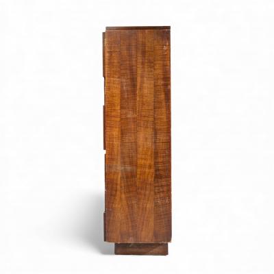  Lane Staccato Lane Staccato Brutalist Mid Century Walnut Armoire Dresser