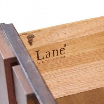  Lane Staccato Lane Staccato Brutalist Mid Century Walnut Armoire Dresser