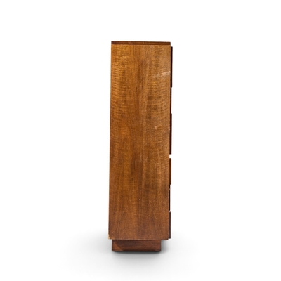  Lane Staccato Lane Staccato Brutalist Mid Century Walnut Armoire Dresser