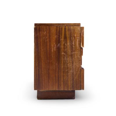  Lane Staccato Lane Staccato Brutalist Mid Century Walnut Lowboy Dresser