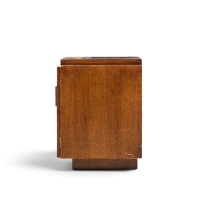  Lane Staccato Lane Staccato Brutalist Mid Century Walnut Nightstand