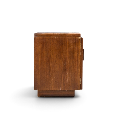  Lane Staccato Lane Staccato Brutalist Mid Century Walnut Nightstand
