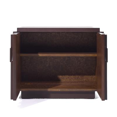  Lane Staccato Lane Staccato Brutalist Mid Century Walnut Nightstands Pair