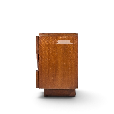  Lane Staccato Lane Staccato Mid Century Walnut Brutalist Lowboy Dresser