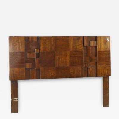  Lane Staccato Lane Staccato Mid Century Walnut Queen Headboard