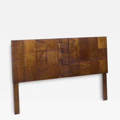  Lane Staccato Lane Staccato Mid Century Walnut Queen Headboard