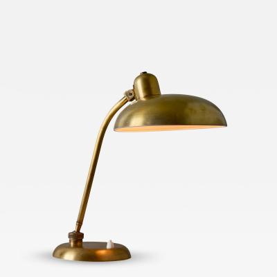 Lariolux 1940s Giovanni Michelucci Patinated Brass Ministerial Desk Lamp for Lariolux