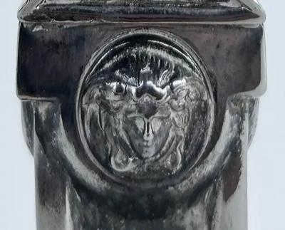  Laudarte Srl Gianni Versace Silverplate Medusa Table Lamp Laudarte SRL Italy