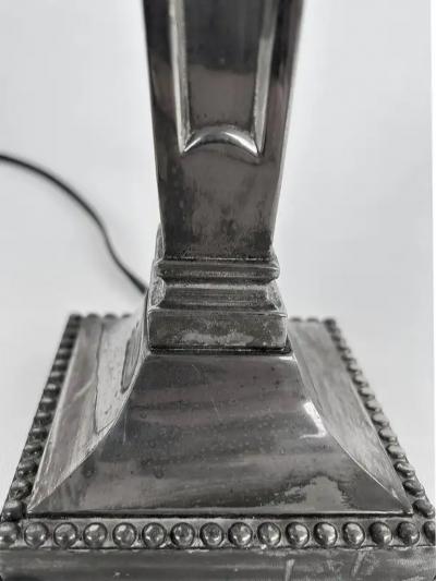  Laudarte Srl Gianni Versace Silverplate Medusa Table Lamp Laudarte SRL Italy