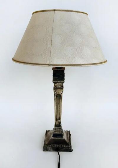  Laudarte Srl Gianni Versace Silverplate Medusa Table Lamp Laudarte SRL Italy