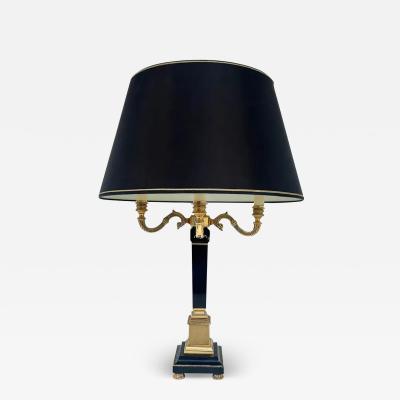  Laudarte Srl Laudarte SRL Italy Gilt Bronze Candelabra Marble Table Lamps Pair