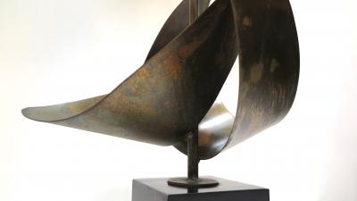  Laurel Lamp Company Harry Balmer Brutalist Lamp for Laurel