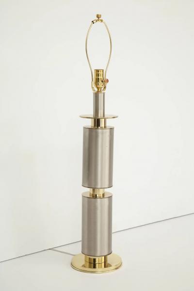  Laurel Lamp Company Laurel Brushed Steel Brass Lamps
