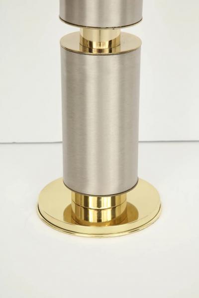  Laurel Lamp Company Laurel Brushed Steel Brass Lamps