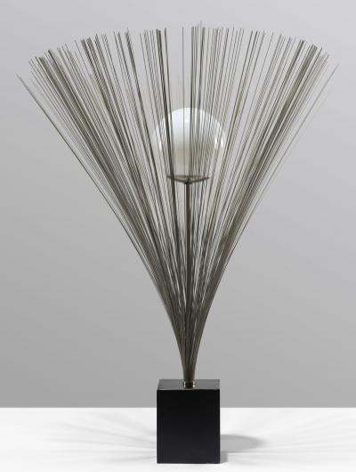  Laurel Lamp Company MID CENTURY BERTOIA STYLE METAL SCULPTURAL SPRAY LAMPS BY LAUREL