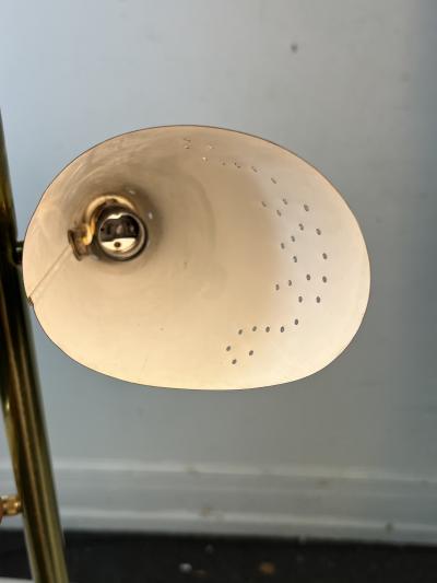  Laurel Lamp Company MID CENTURY BRASS TONE THREE CONE FLOOR LAMP