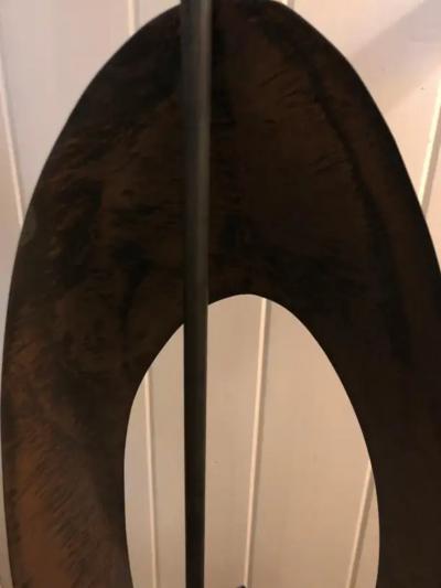 Laurel Lamp Company Magnificent Pair Brutalist Ribbon Laurel Lamps Richard Barr and Harold Weiss