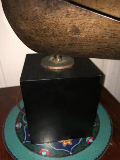  Laurel Lamp Company Magnificent Pair Brutalist Ribbon Laurel Lamps Richard Barr and Harold Weiss