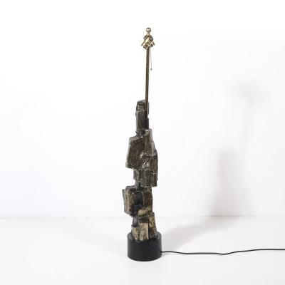 Laurel Lamp Company Mid Century Brutalist Table Lamp by Maurizio Tempestini for Laurel Lamp Co