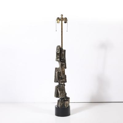 Laurel Lamp Company Mid Century Brutalist Table Lamp by Maurizio Tempestini for Laurel Lamp Co