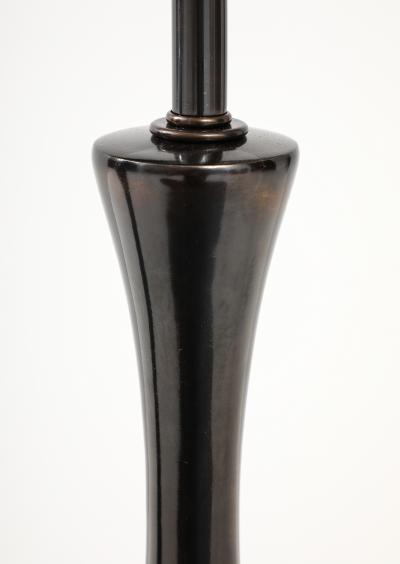  Laurel Lamp Company Mid Century Dark Bronze Brutalist Lamps