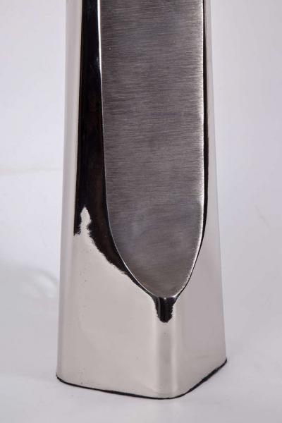  Laurel Lamp Company Modernist Brushed Polished Nickel Lamps