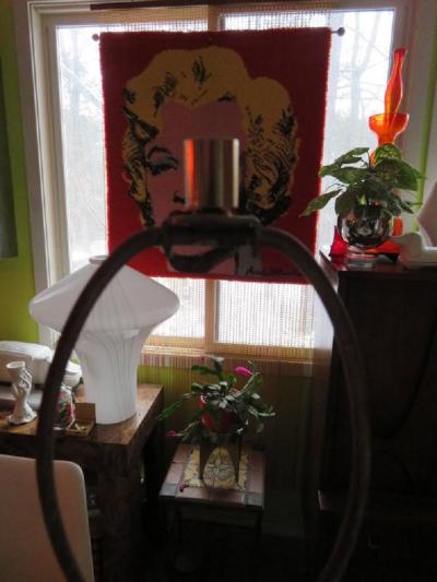  Laurel Lamp Company Pair of Brutalist Laurel Lamps Chrome by Richard Barr Mid Century Modern