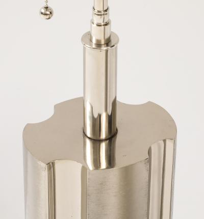  Laurel Lamp Company Pair of Modernist Polished Chrome lamps by Laurel Lamp Company