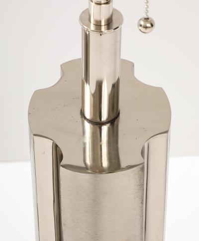  Laurel Lamp Company Pair of Modernist Polished Chrome lamps by Laurel Lamp Company
