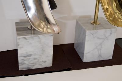  Laurel Lamp Company Pair of Sculptural Laurel Table Lamps
