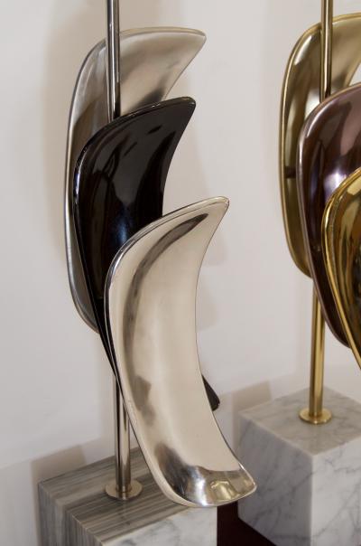  Laurel Lamp Company Pair of Sculptural Laurel Table Lamps