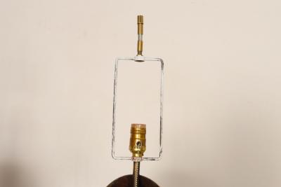  Laurel Lamp Company Pair of Vintage Brutalist Steel Ribbon Table Lamps by Richard Barr For Laurel