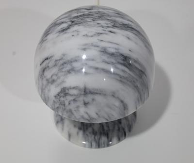  Laurel Lamp Company Small Tulip Shaped Marble Table Lamp 1960s