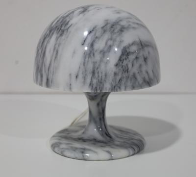  Laurel Lamp Company Small Tulip Shaped Marble Table Lamp 1960s