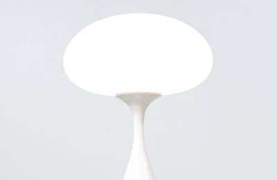  Laurel Light Co Billy Curry Mushroom Frosted Glass Table Lamp for Laurel